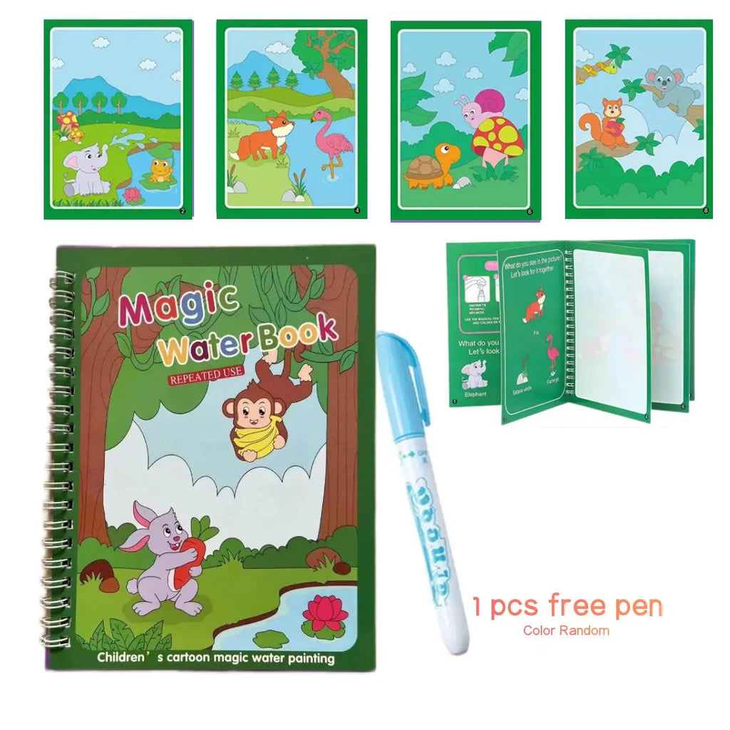 Magical Book Water Montessori Toys