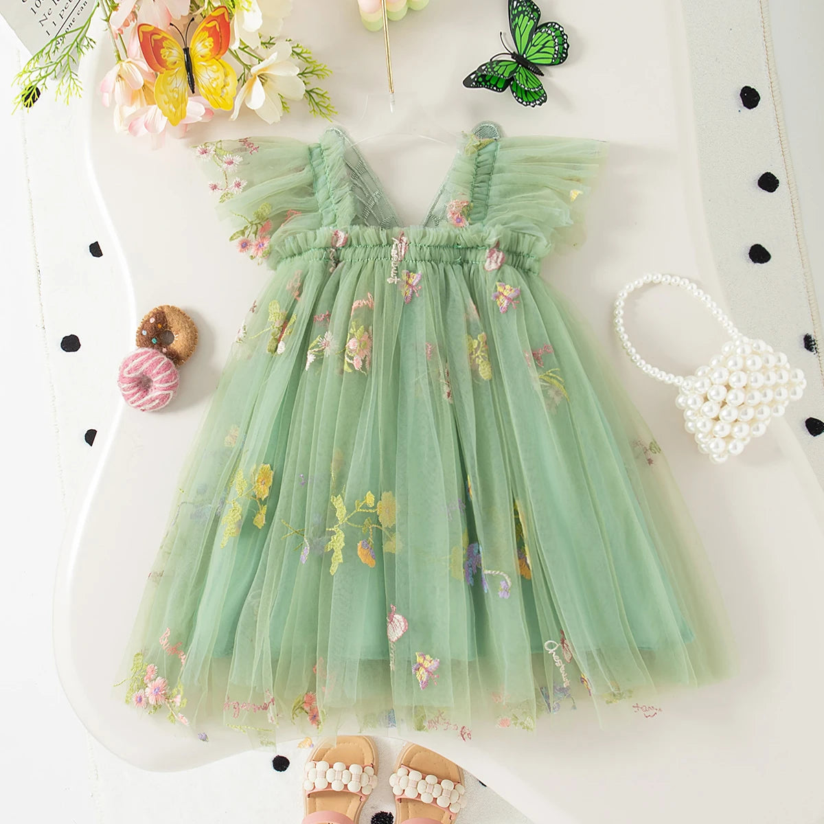 Girls' Dress Summer Floral