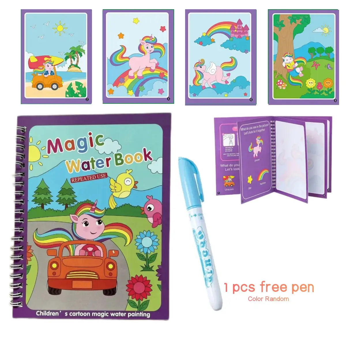 Magical Book Water Montessori Toys