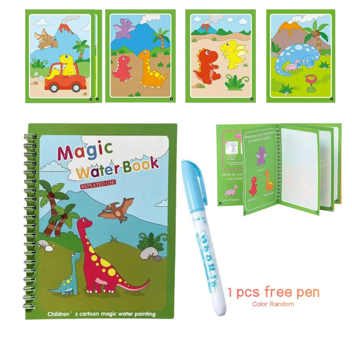 Magical Book Water Montessori Toys