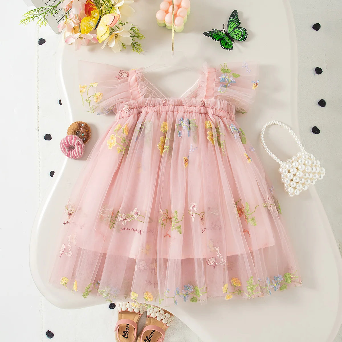 Girls' Dress Summer Floral