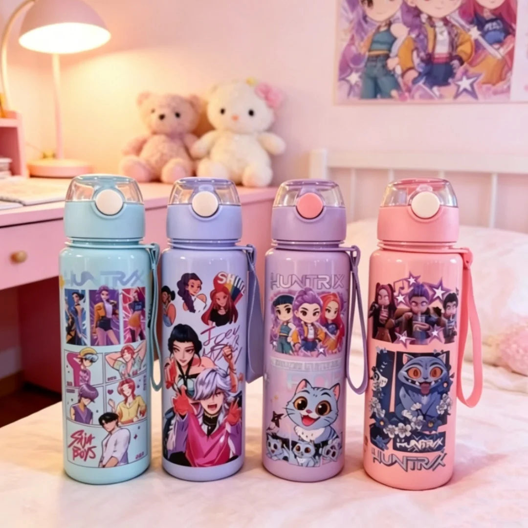 Cartoon Figure Water Bottle,