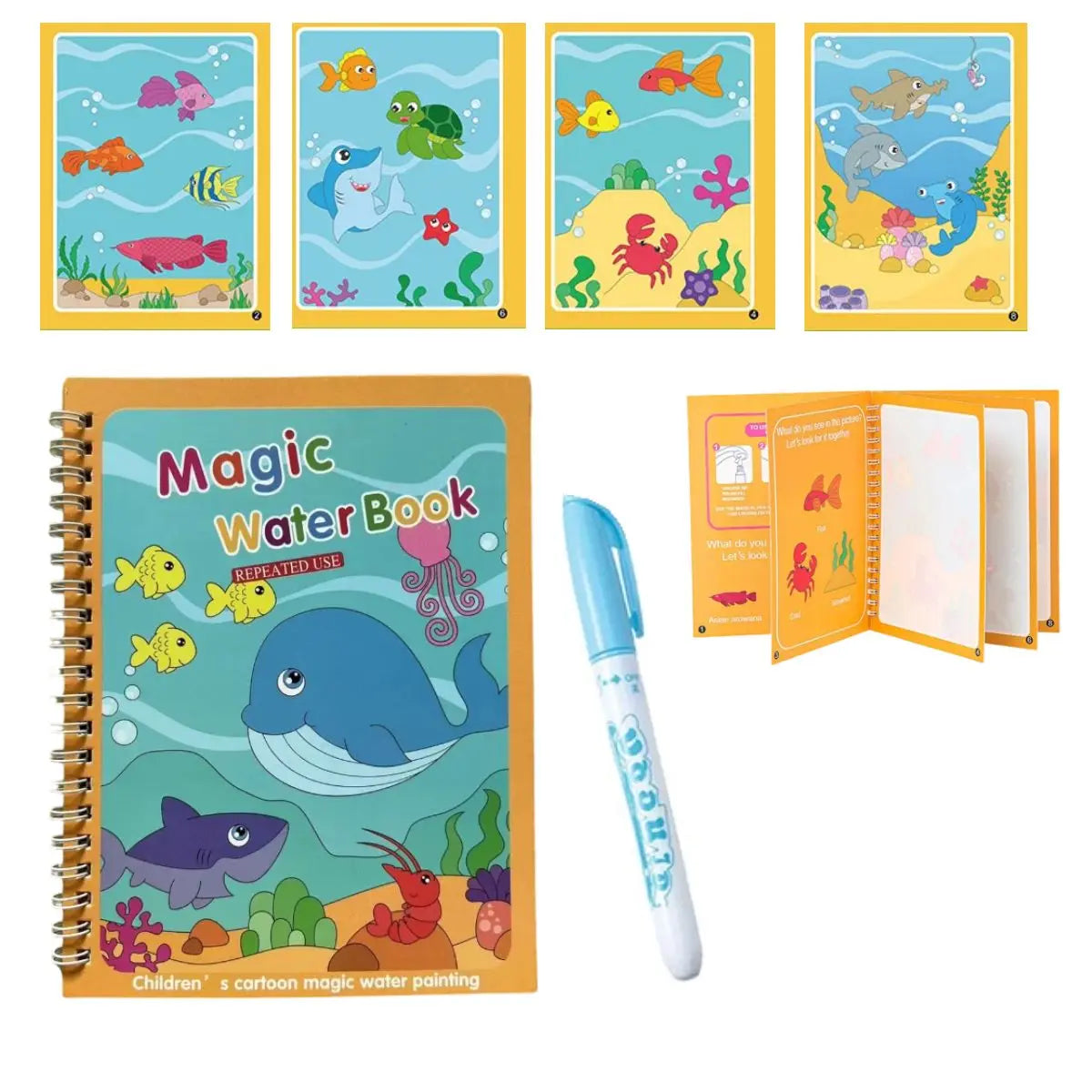 Magical Book Water Montessori Toys