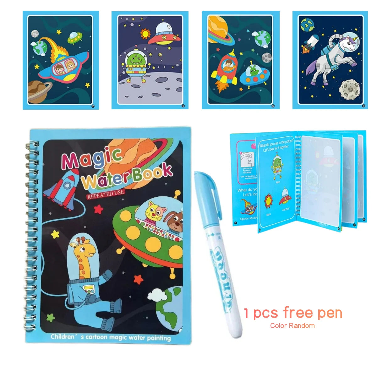 Magical Book Water Montessori Toys