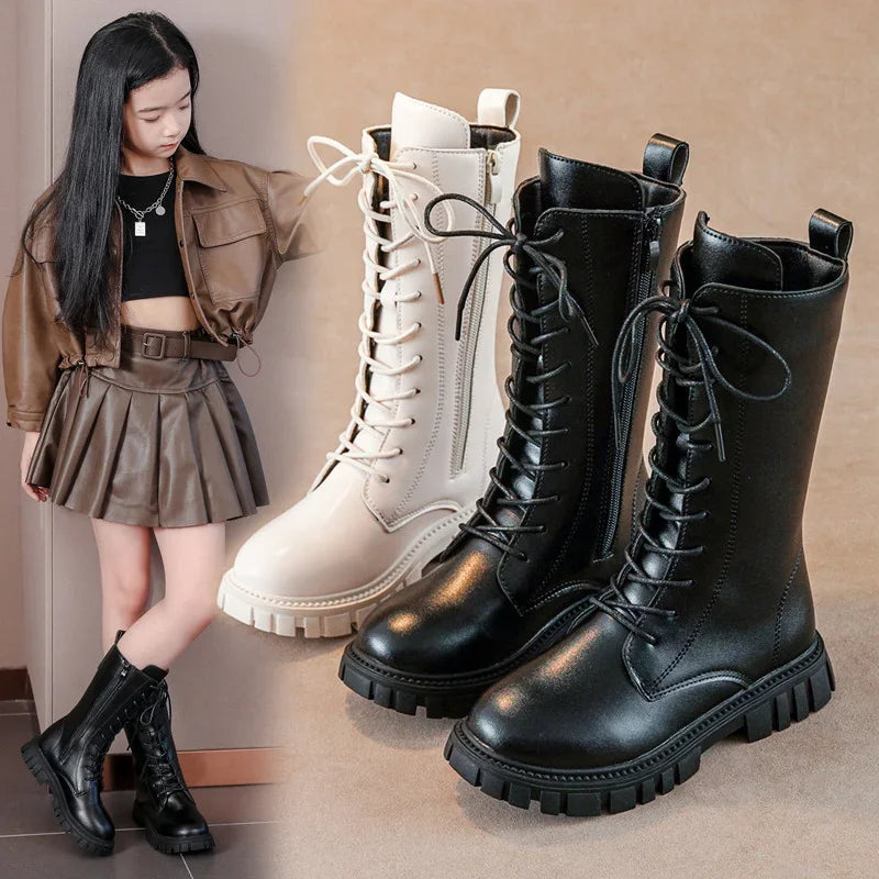 Autumn/Winter ZIP Fashion Cool Baby Girls