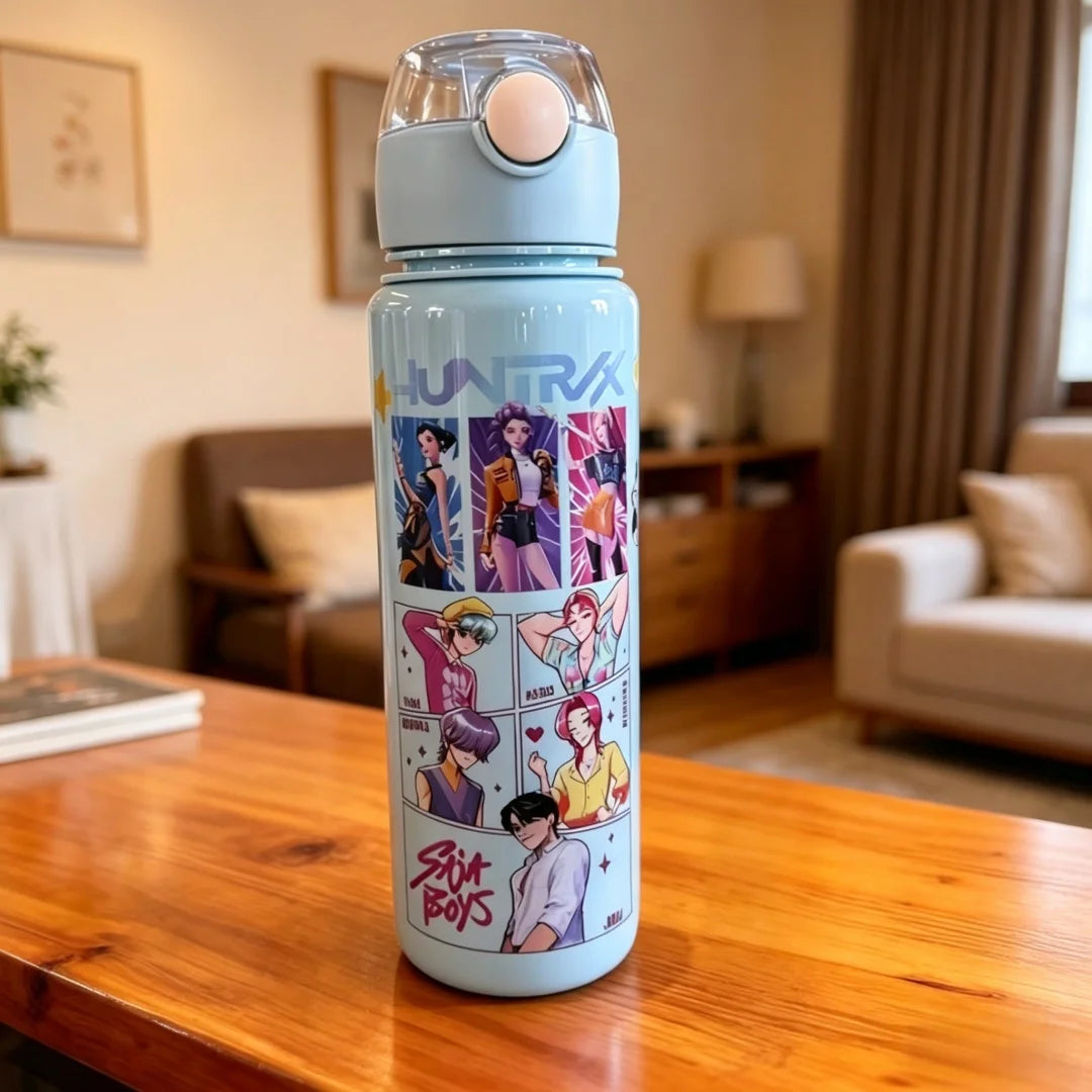 Cartoon Figure Water Bottle,