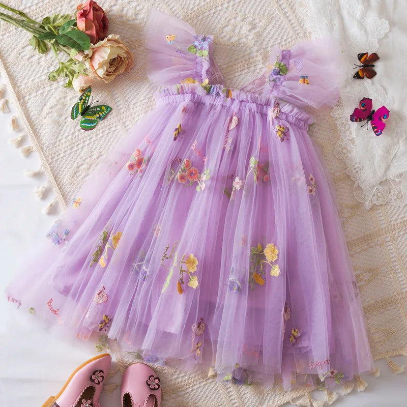 Girls' Dress Summer Floral