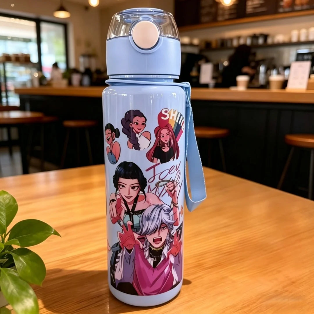 Cartoon Figure Water Bottle,
